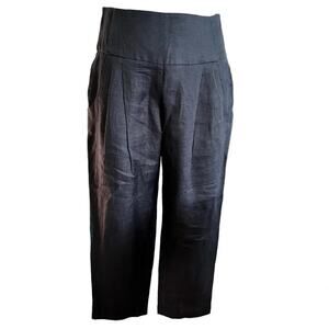 Ann Louise Roswald Linen Pants Gray Size 8